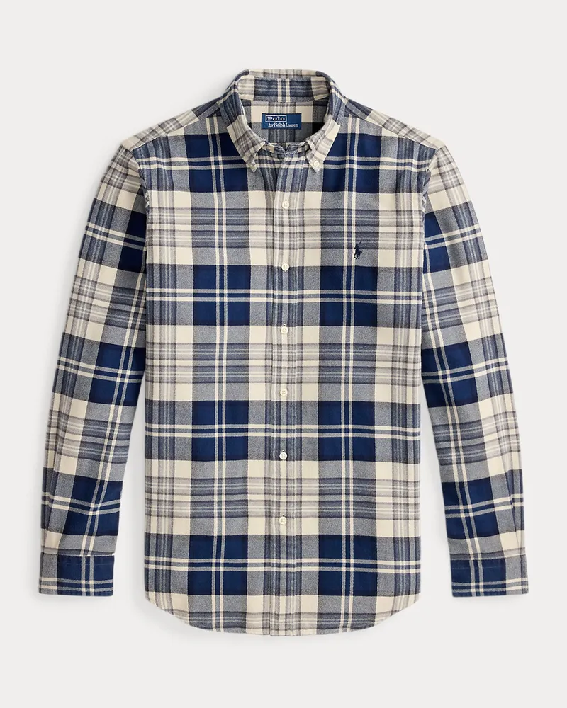 Ralph Lauren Classic-Fit-Karohemd aus Twill Blue