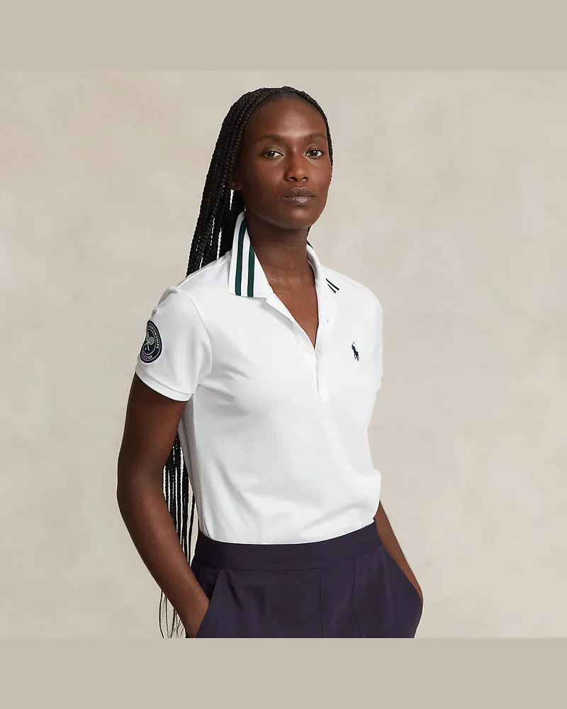 Ralph Lauren Piqué-Poloshirt Wimbledon White