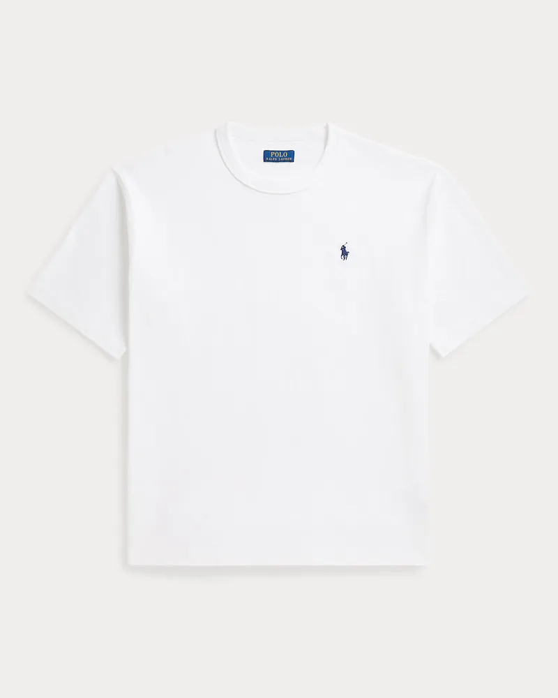 Ralph Lauren Relaxed-Fit T-Shirt aus Jersey White