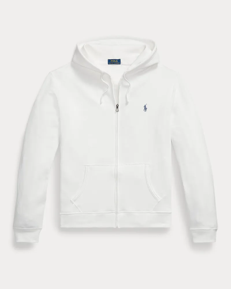 Ralph Lauren Kapuzenjacke aus French-Terry White