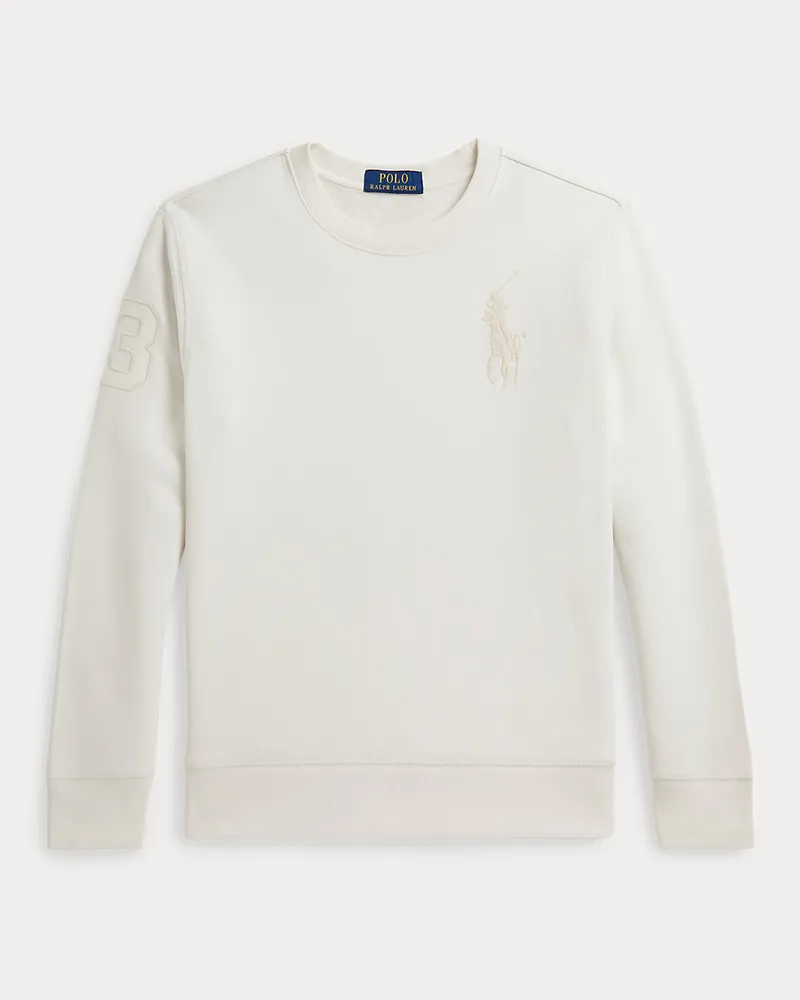 Ralph Lauren French-Terry-Sweatshirt mit Big Pony White
