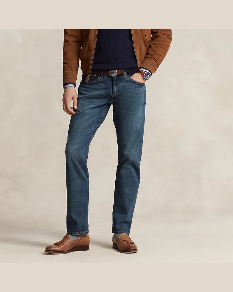 Ralph Lauren Slim-Straight Stretchjeans Varick Blue