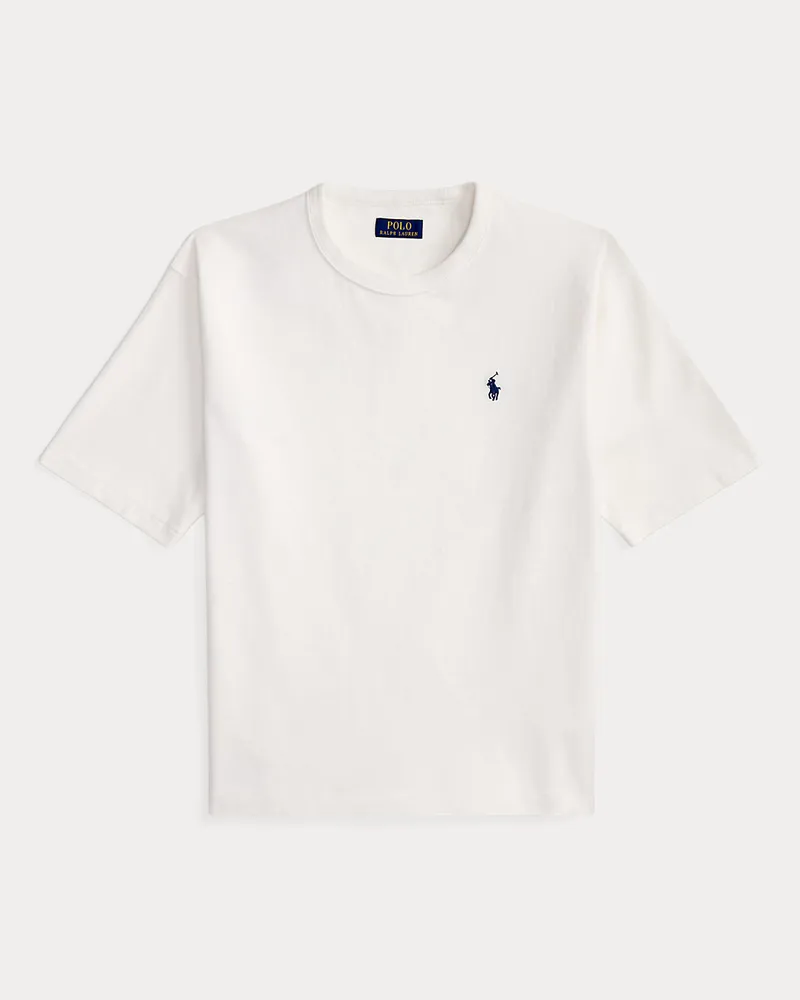 Ralph Lauren Relaxed-Fit Rundhals-T-Shirt aus Jersey White