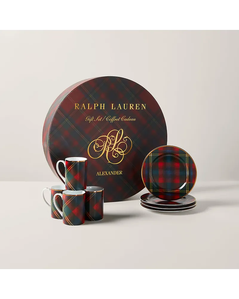 Ralph Lauren Home Set Alexander mit Teller und Tasse Multi