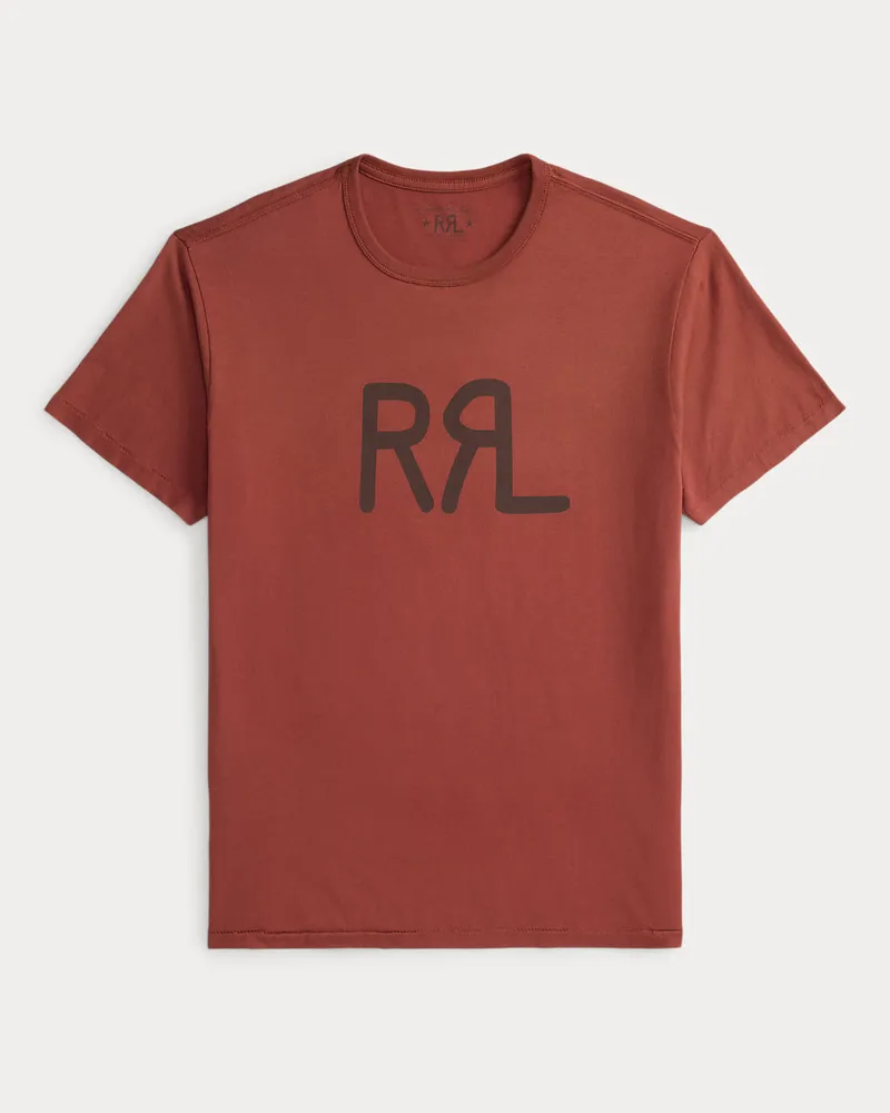 Ralph Lauren T-Shirt mit „RRL“-Ranchlogo Red