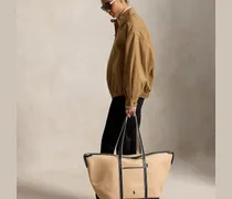 Große Shopper-Tragetasche aus Segeltuch
