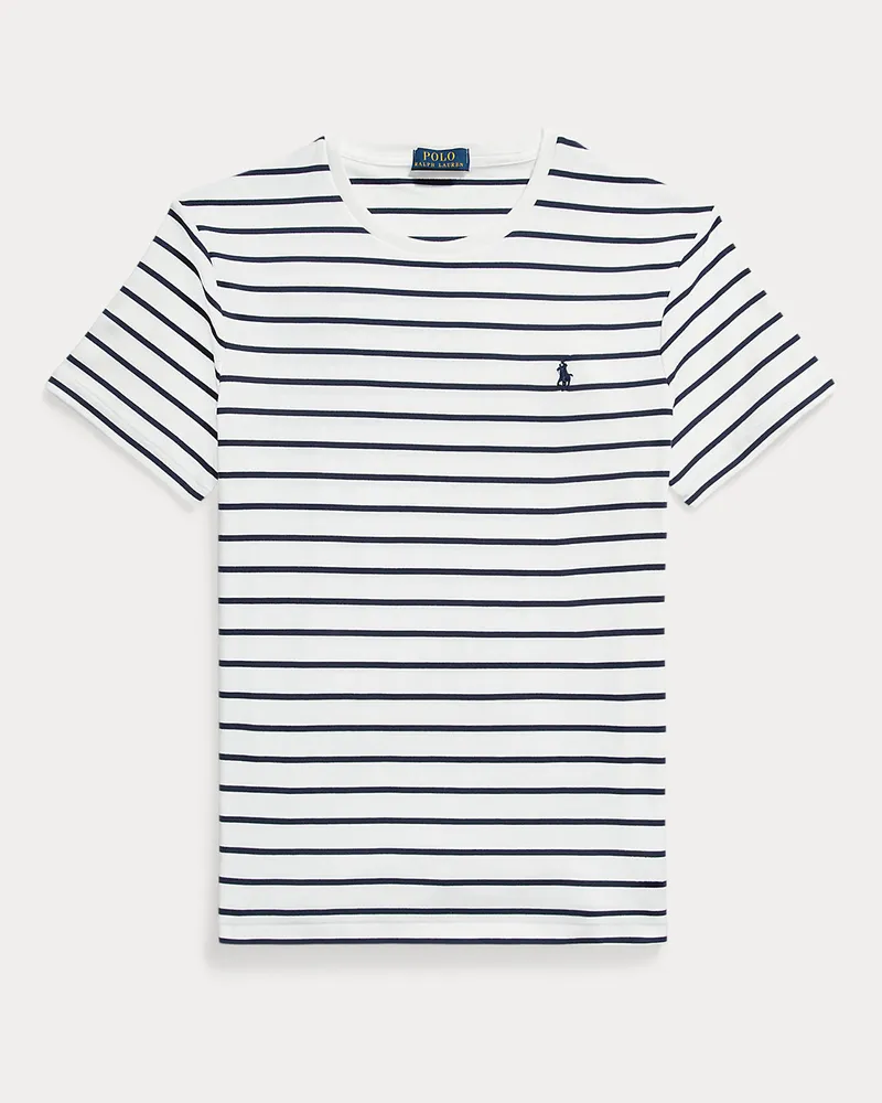 Ralph Lauren Weiches Custom-Slim-Fit T-Shirt White