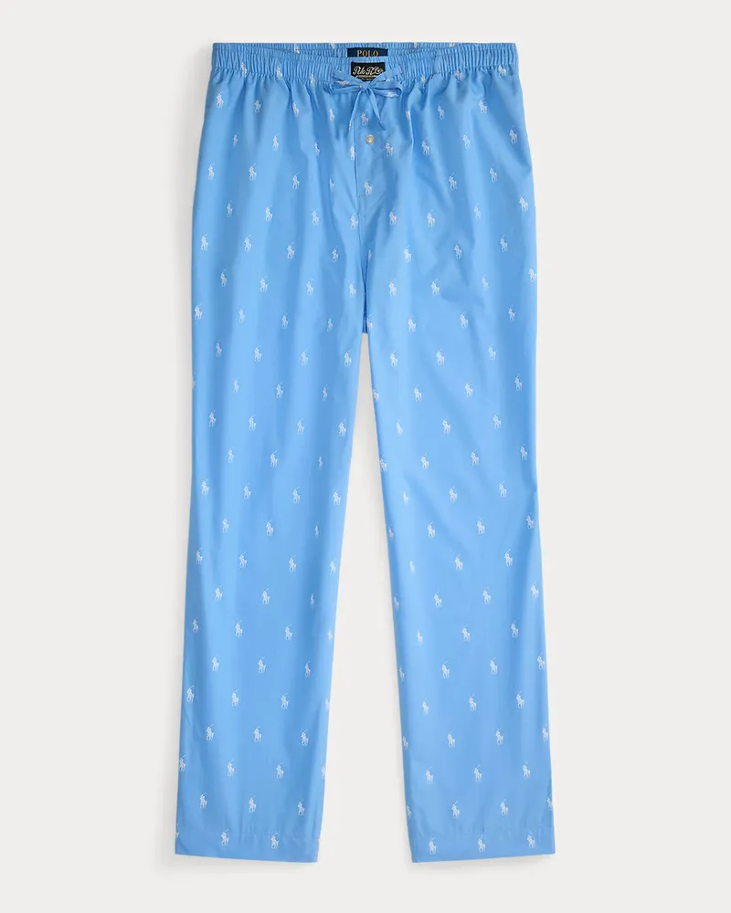 Ralph Lauren Pyjamahose mit charakteristischem Pony Multi