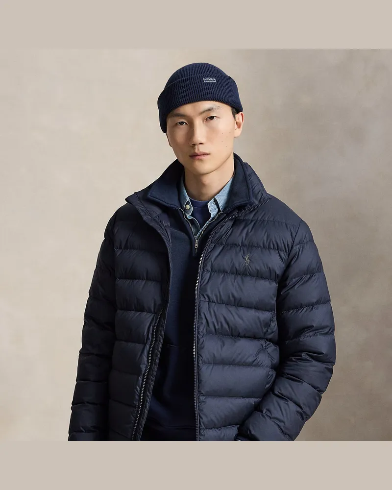 Ralph Lauren Die verstaubare Daunenjacke Colden Blue
