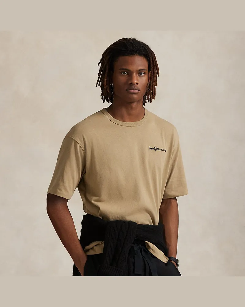 Ralph Lauren Relaxed-Fit Jersey-T-Shirt mit Logo Tan