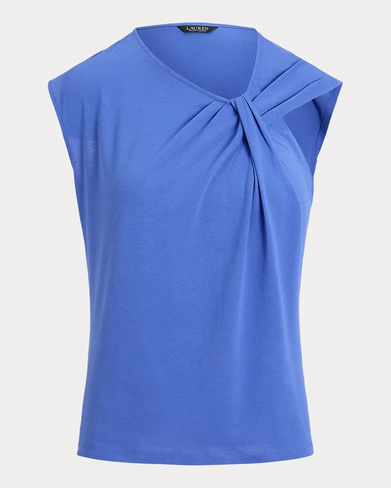 Ralph Lauren Asymmetrisches Top mit Twist-Detail Blue