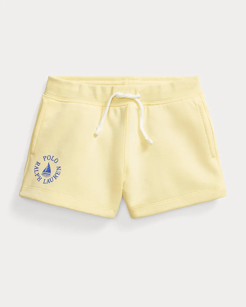 Ralph Lauren Doppelstrickshorts mit Segelboot-Logo Yellow