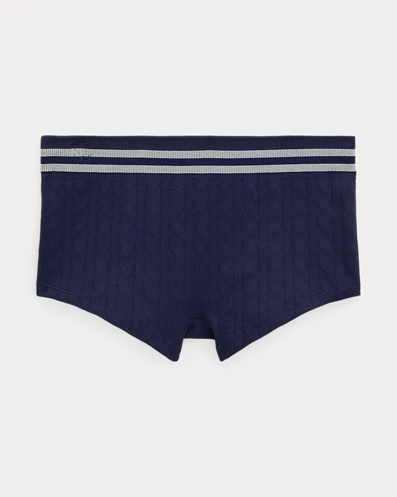 Ralph Lauren Shorts mit Cricket-Zopfmuster Blue