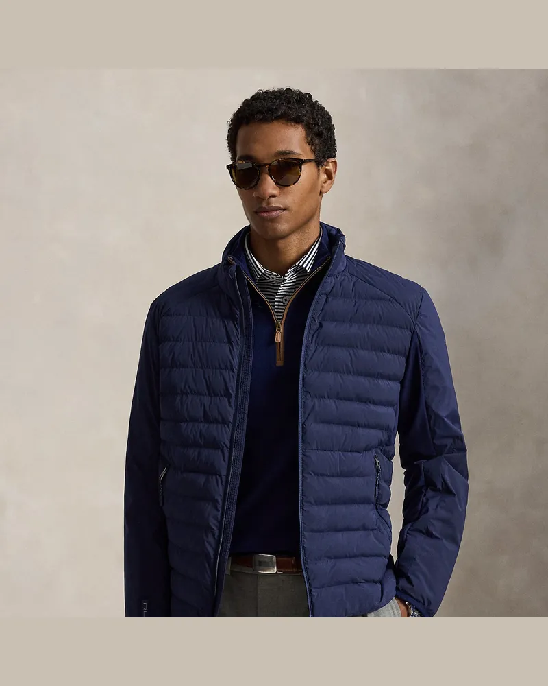 Ralph Lauren Steppjacke mit Schornsteinkragen Blue