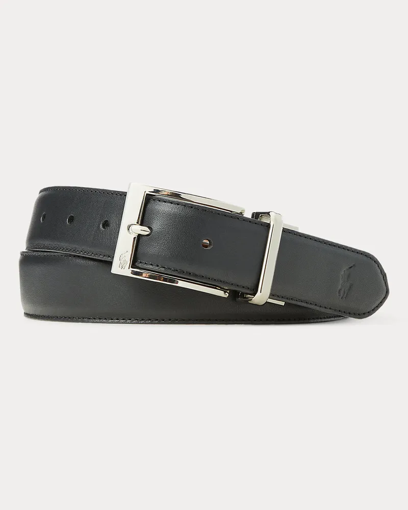 Ralph Lauren Wendegürtel aus Leder Black