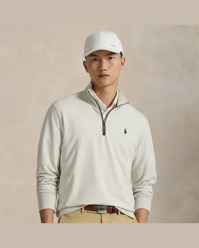 Ralph Lauren Classic-Fit Pullover aus French-Terry White