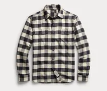 Arbeitshemd aus Twill mit Buffalo-Karo