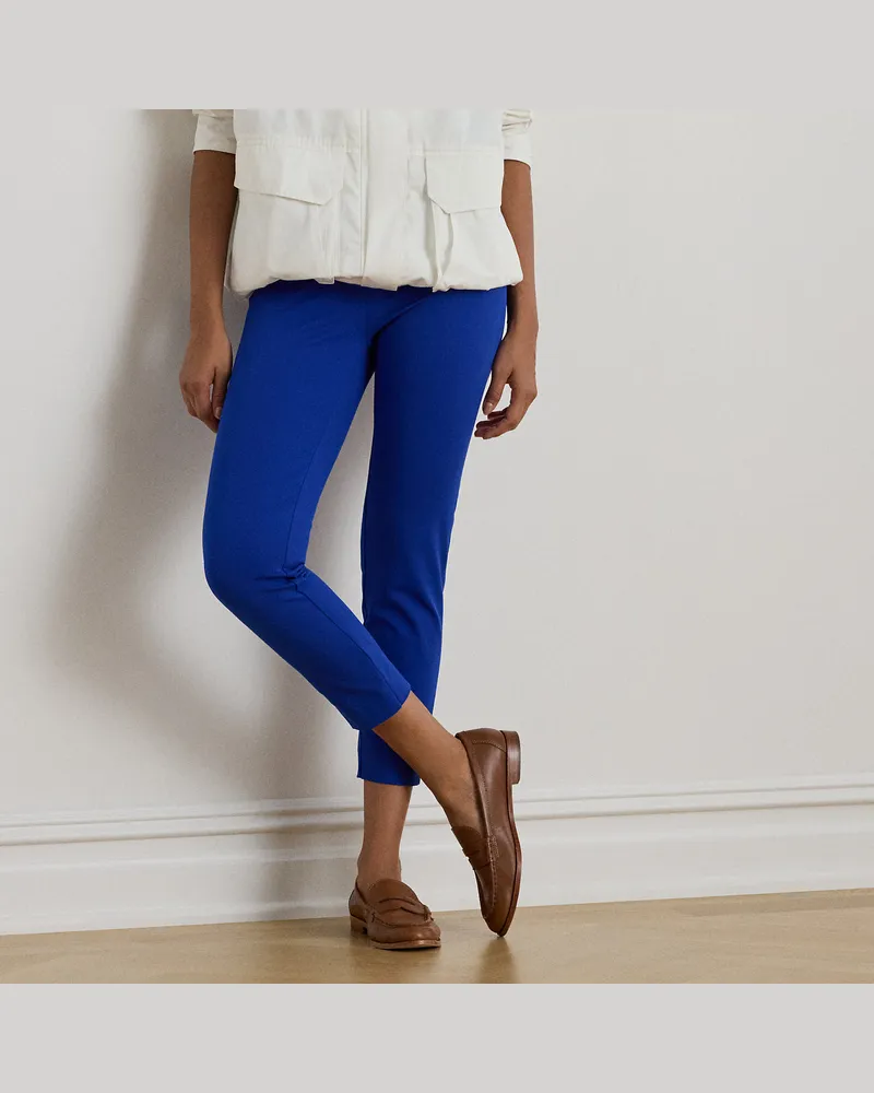 Ralph Lauren 7/8-Skinny-Fit Stretchhose Blue
