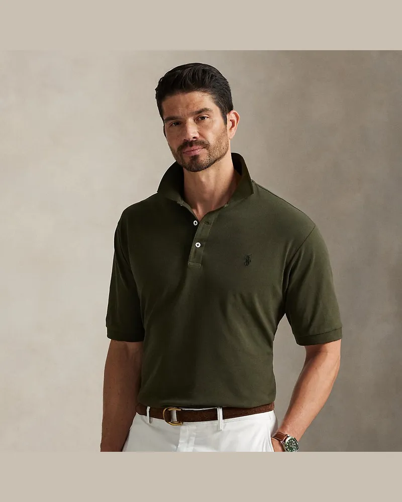 Ralph Lauren Große Größen - Poloshirt aus Stretchpiqué Green