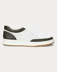 Ralph Lauren Sneaker Hailey VI aus perforiertem Leder White