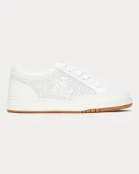 Ralph Lauren Sneaker Hailey VI aus perforiertem Leder White