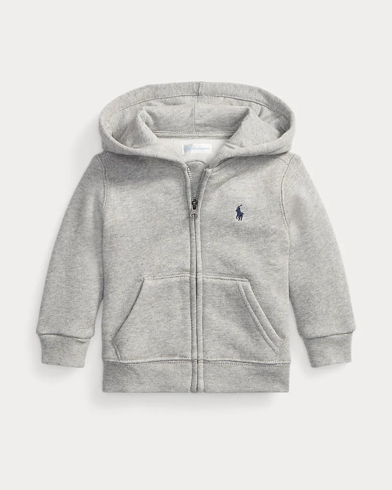 Ralph Lauren Fleece-Kapuzenjacke Grey