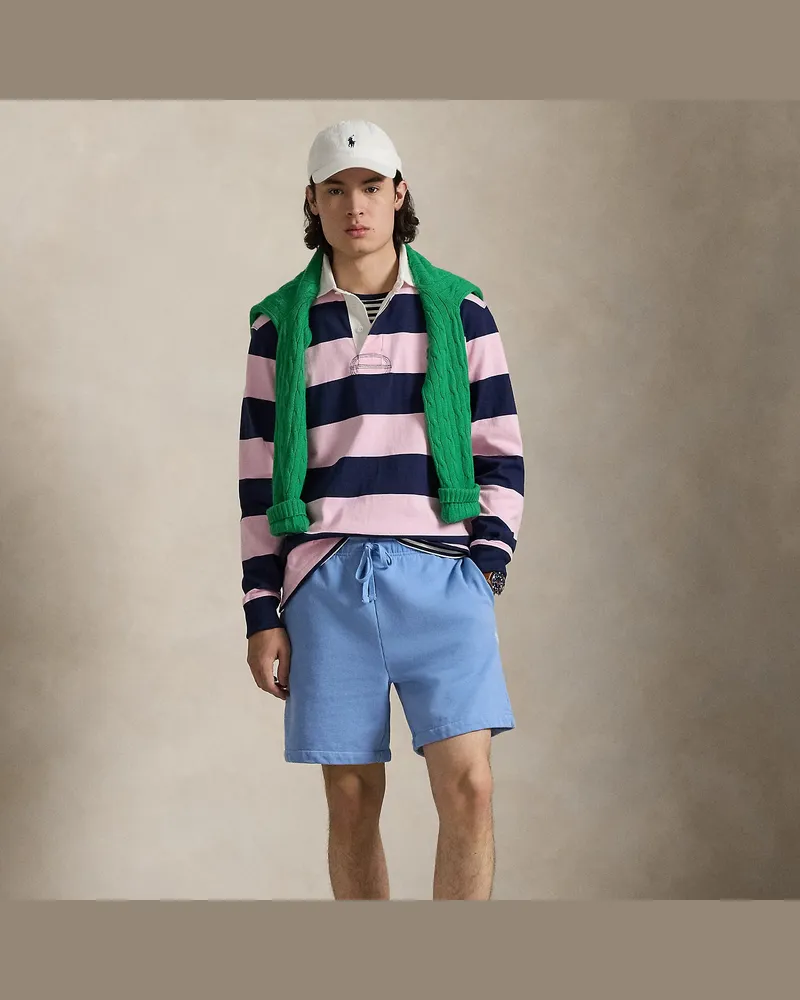Ralph Lauren Shorts aus Loopback-Fleece Blue