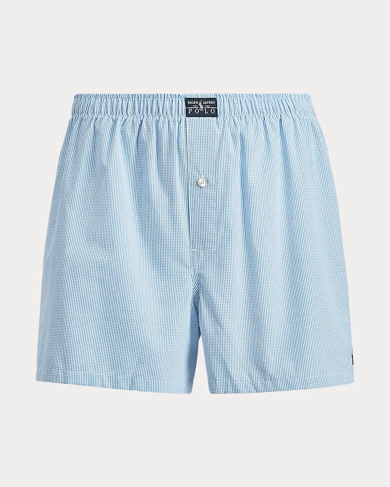 Ralph Lauren Shorts mit Windowpane-Karo Blue