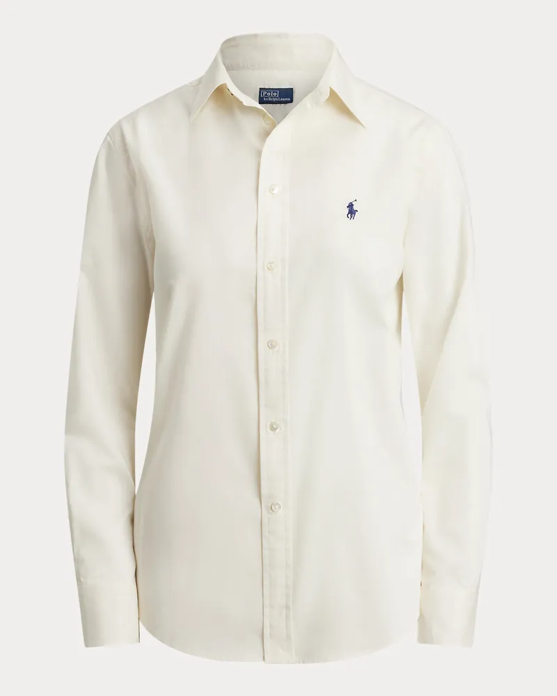 Ralph Lauren Classic-Fit Hemd aus Baumwolltwill Cream