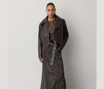 Abendkleid Shannen aus foliertem Chiffon
