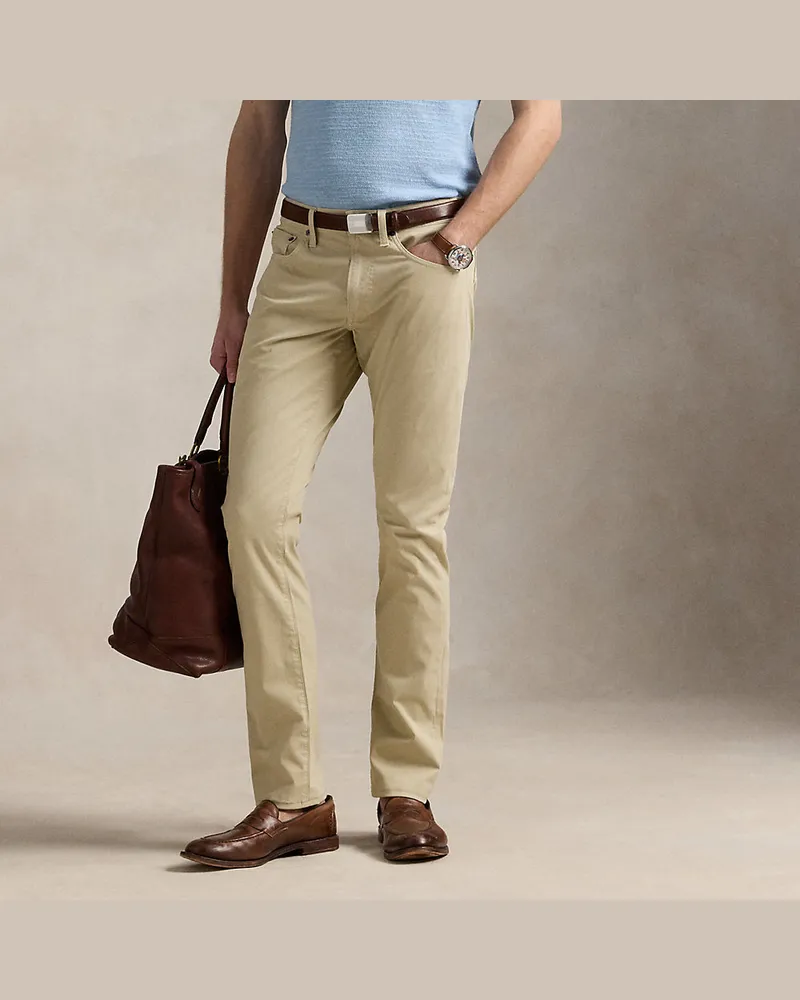 Ralph Lauren Sullivan-Slim-Fit Twillhose Brown
