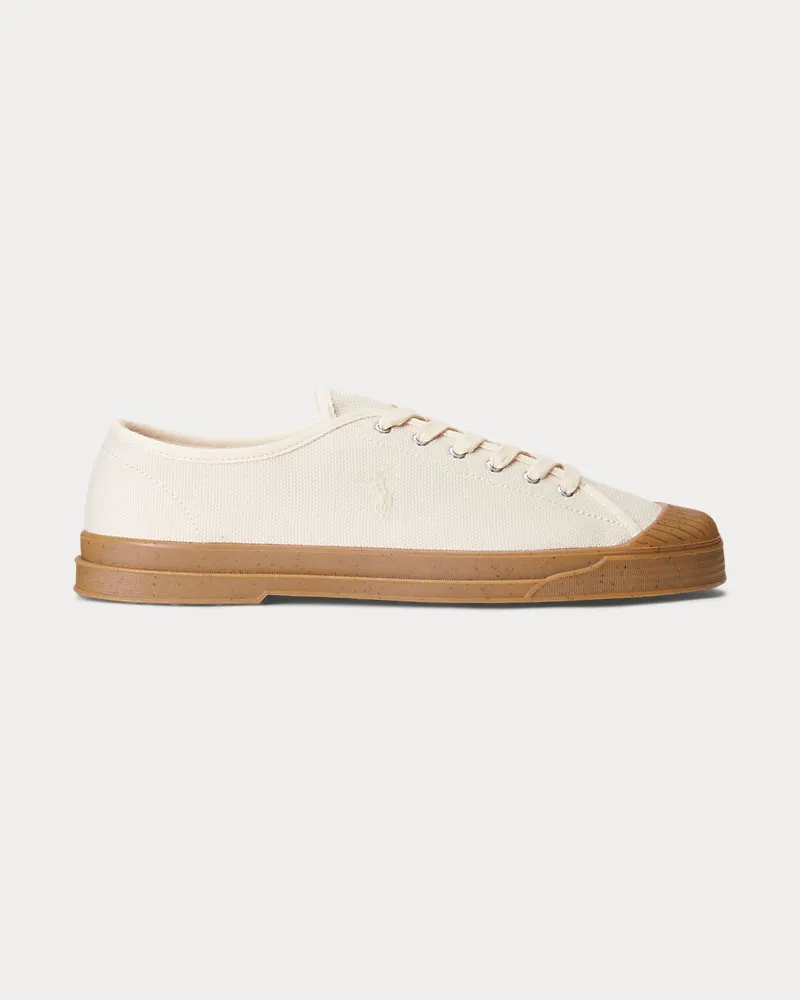 Ralph Lauren Sneaker Essence 100 aus Segeltuch Cream