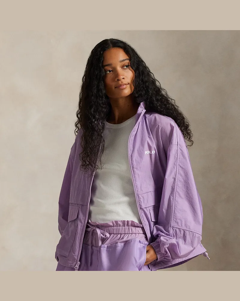 Ralph Lauren Windjacke mit Auflage Purple