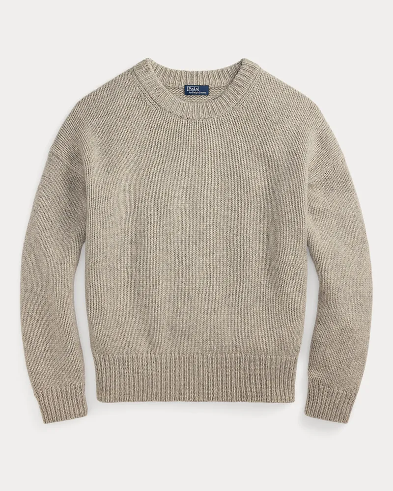 Ralph Lauren Rundhalspullover aus Kaschmir Grey