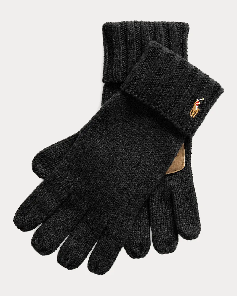 Ralph Lauren Handschuhe aus Wolle Blue