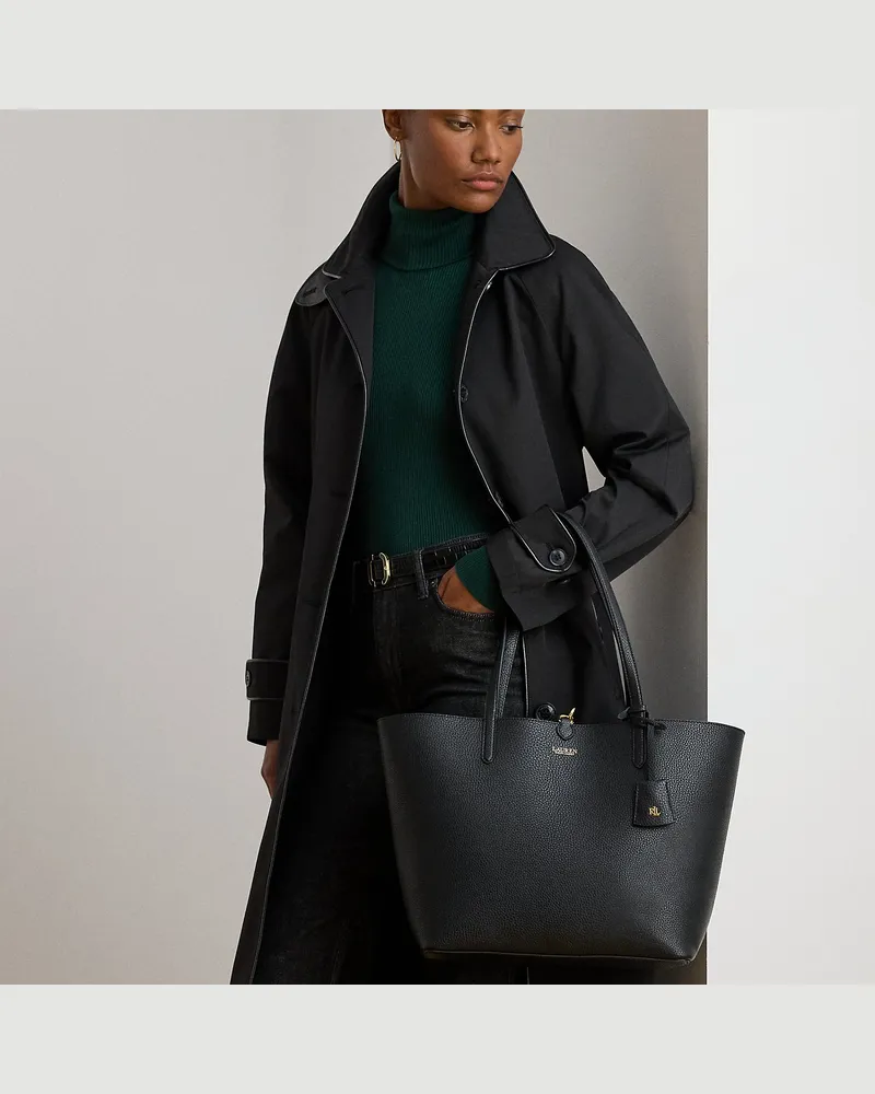 Ralph Lauren Große wendbare Kunstleder-Tragetasche Multi