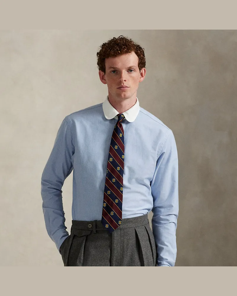 Ralph Lauren Custom-Fit Oxfordhemd Blue