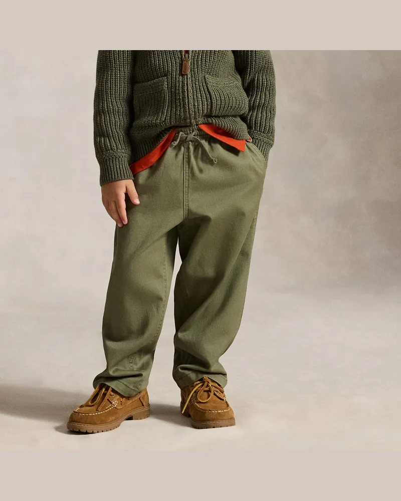 Ralph Lauren Big-Fit Hose aus Baumwolltwill Green