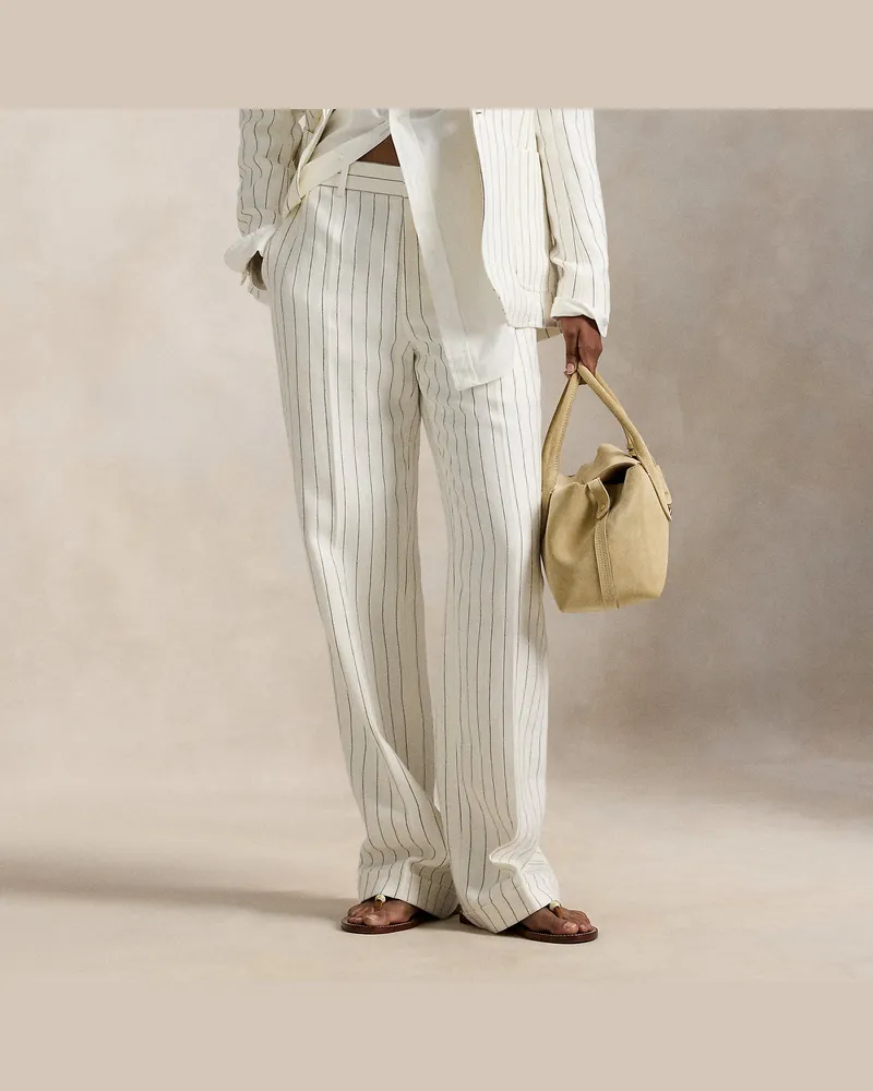Ralph Lauren Relaxed-Straight-Fit Hose aus Hanf Brown