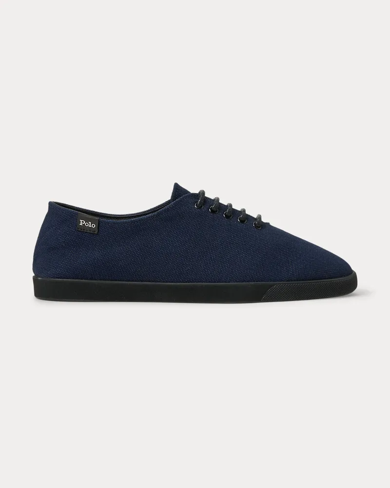 Ralph Lauren Sneaker aus Baumwollsegeltuch Blue