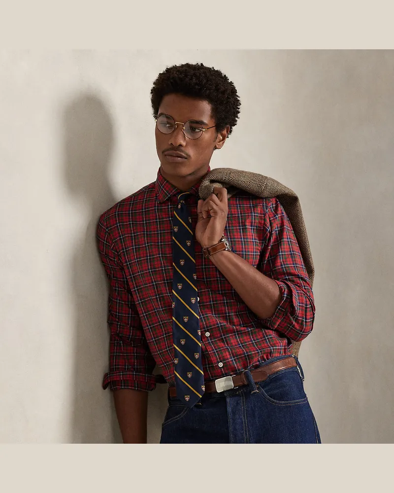 Ralph Lauren Custom-Fit Karohemd aus Twill Red