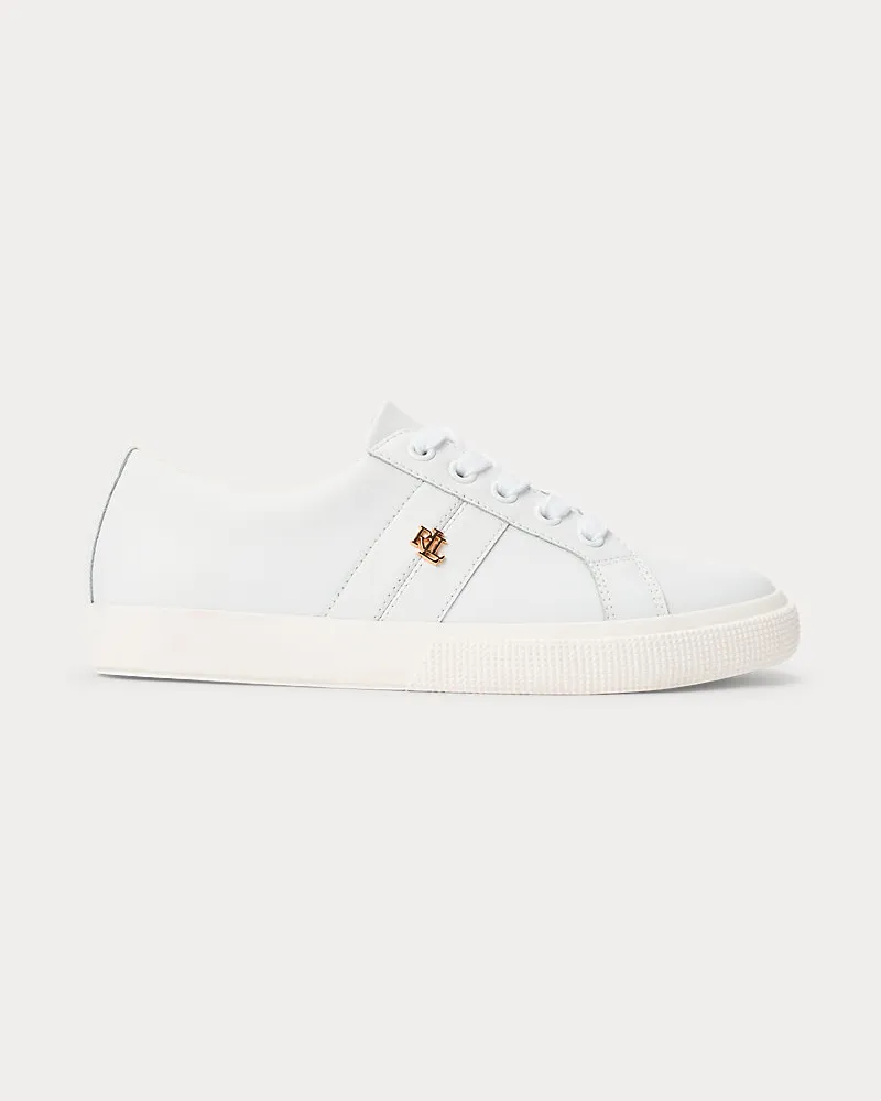 Ralph Lauren Ledersneaker Janson II White