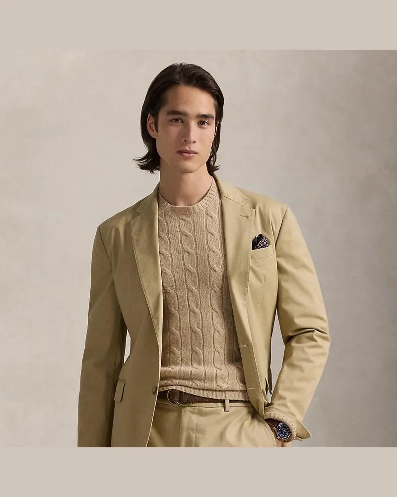 Ralph Lauren Unstrukturierte Modern-Fit Polo-Jacke Tan