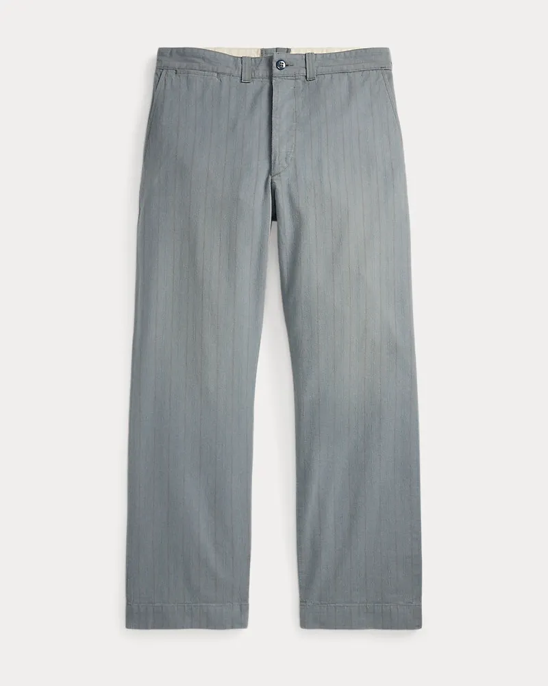 Ralph Lauren Gestreifte Feldhose aus Webstoff Blue