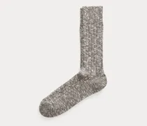 Melierte Stretch-Socken mit Baumwolle