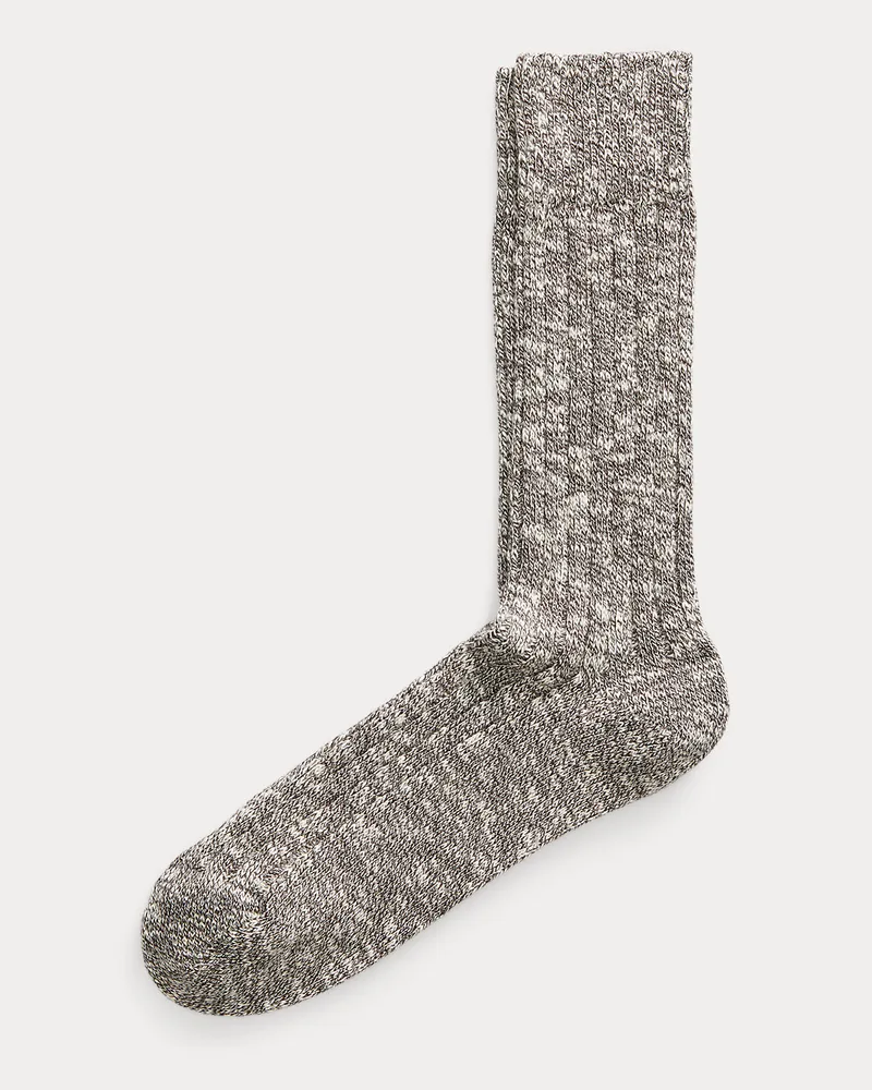Ralph Lauren Melierte Stretch-Socken mit Baumwolle Brown