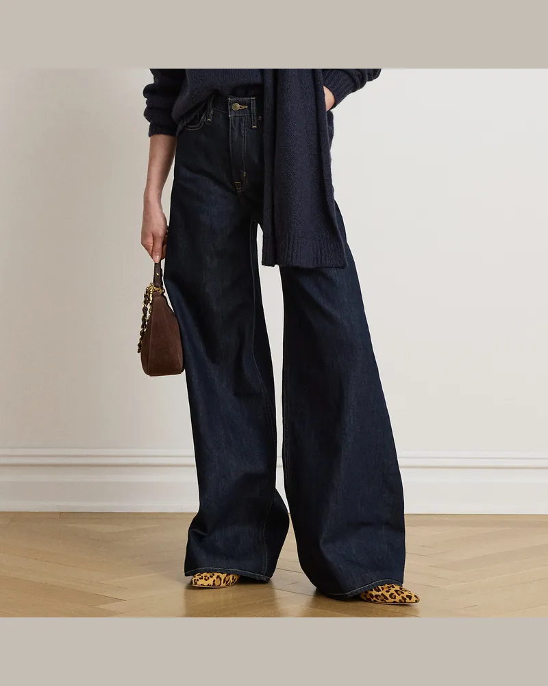 Ralph Lauren Jeans mit besonders weitem Bein Blue