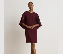 Cape-Cocktailkleid aus Georgette