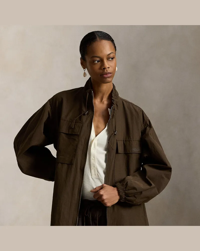Ralph Lauren Oversize-Fit Utility-Windjacke Brown