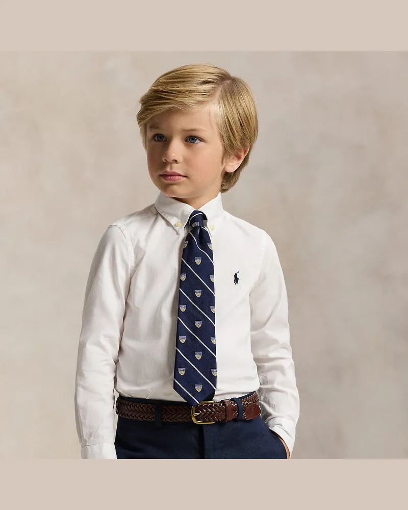 Ralph Lauren Slim-Fit Oxfordhemd White